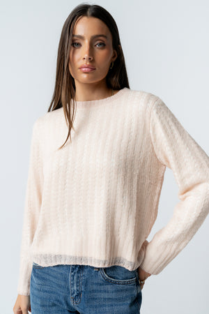 Leo Layered Sweater in Pink - FINAL SALE