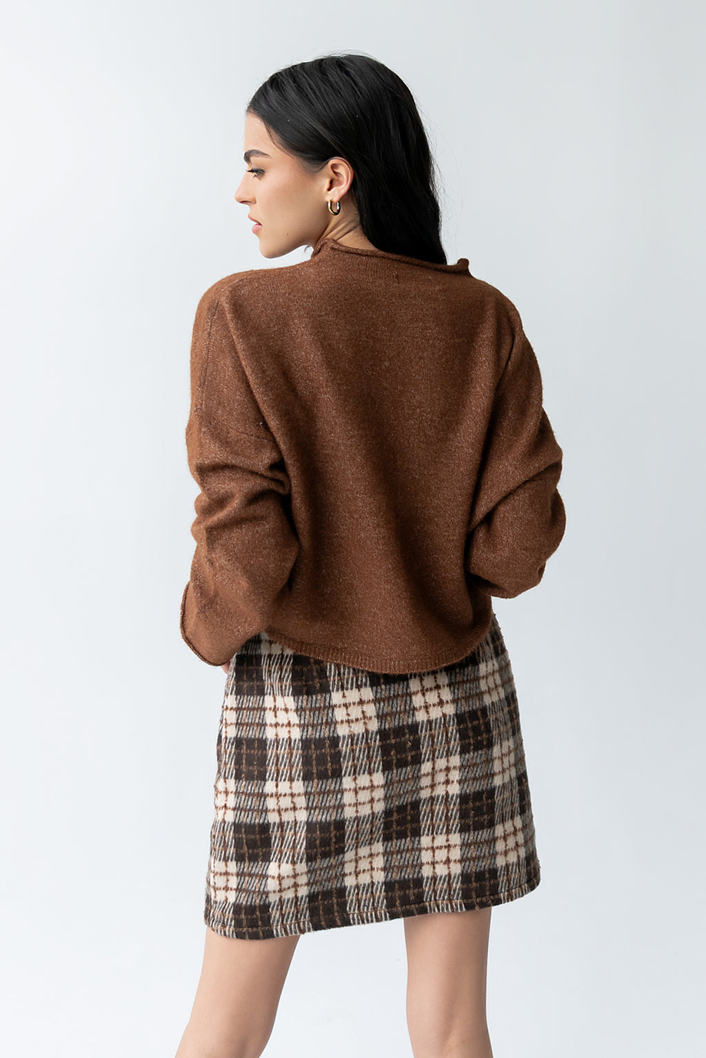 Maci Cardigan in Brown - FINAL SALE