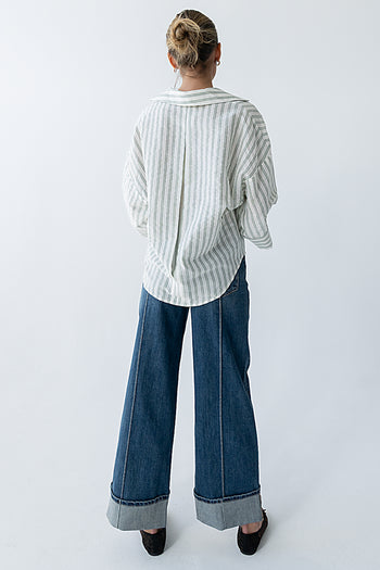 Ollie Striped Button Up