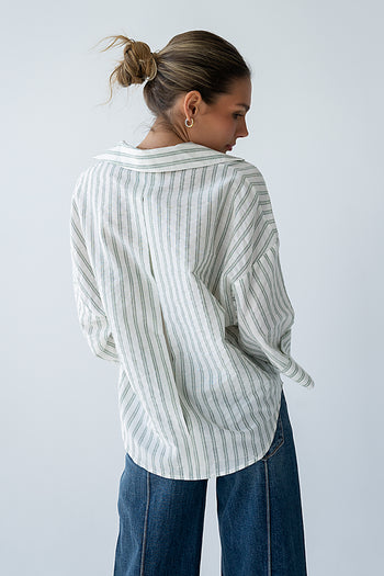Ollie Striped Button Up