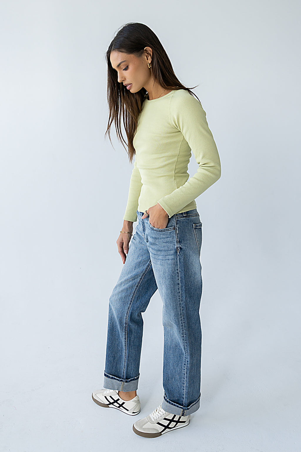 Cameron Top in Green - FINAL SALE
