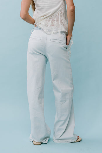 Kendall Striped Wide Leg Jeans - FINAL SALE