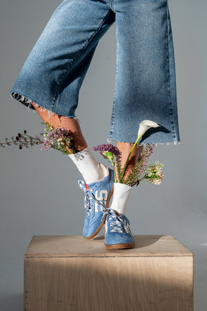 Kelly Retro Sneakers in Blue - FINAL SALE