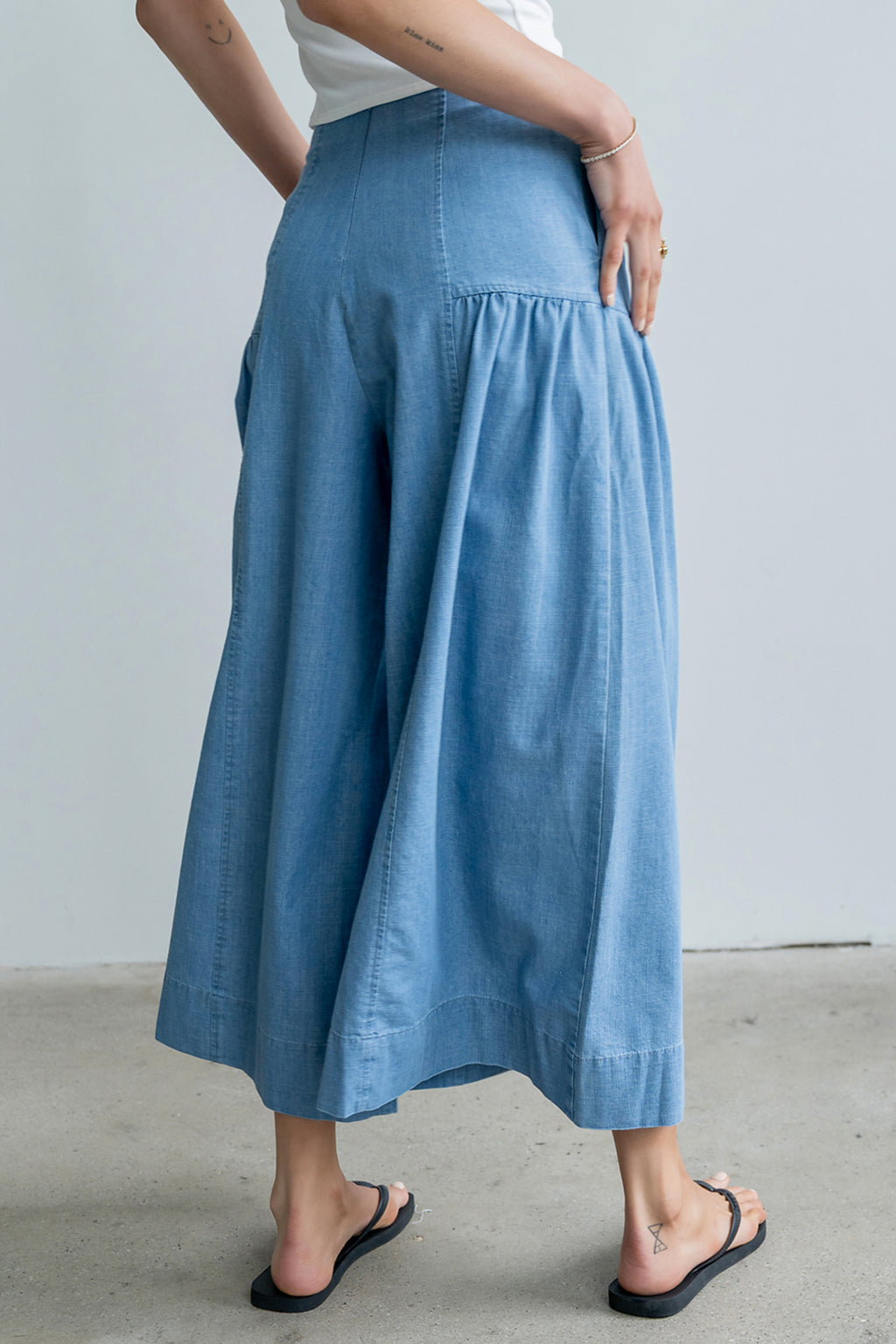 Kali Cropped Wide Leg Pants - FINAL SALE
