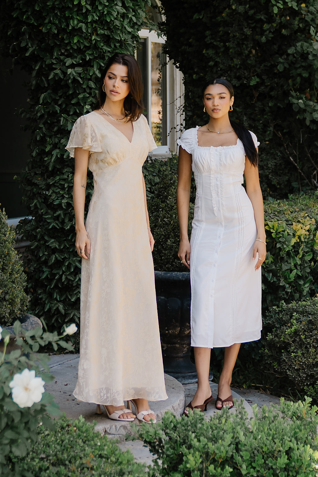 Ashtin Floral Maxi Dress in Yellow - FINAL SALE