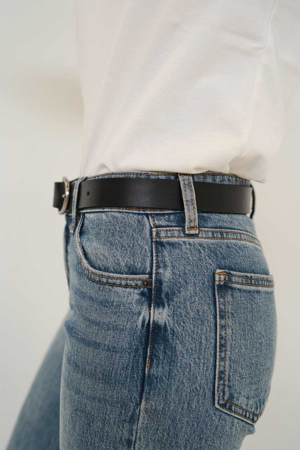 Mark Leather Belt