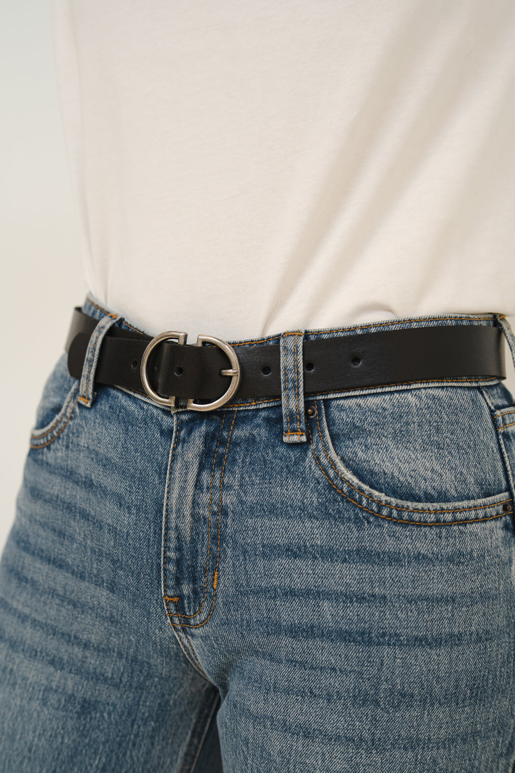 Mark Leather Belt