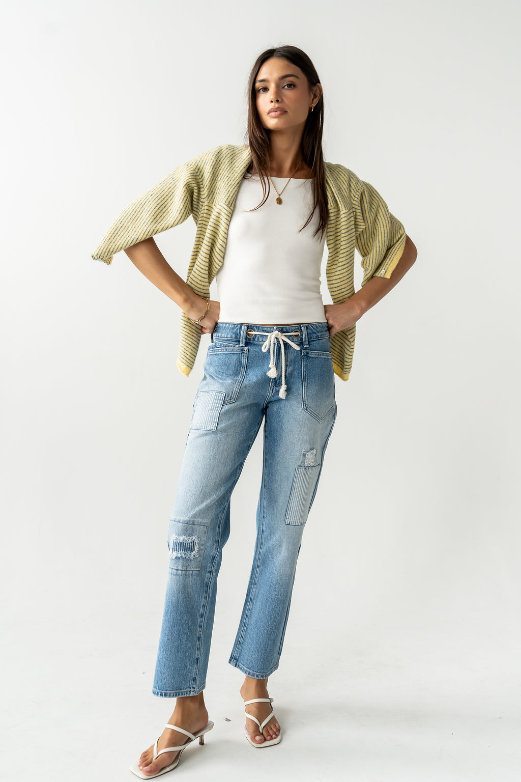 Marty Patchwork Jeans - FINAL SALE