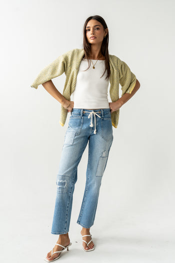 Marty Patchwork Jeans - FINAL SALE