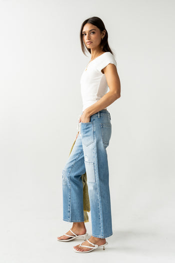 Marty Patchwork Jeans - FINAL SALE