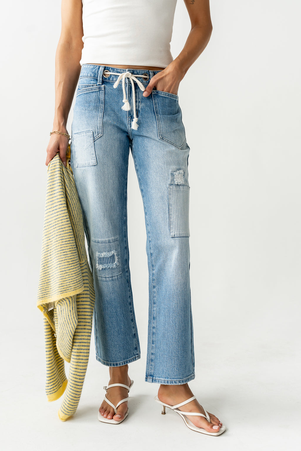 Marty Patchwork Jeans - FINAL SALE