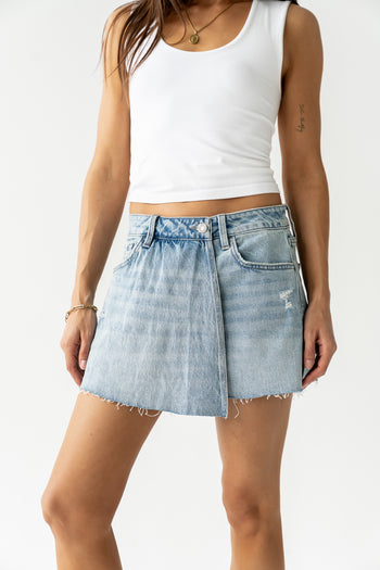 Rosie Denim Mini Skort - FINAL SALE
