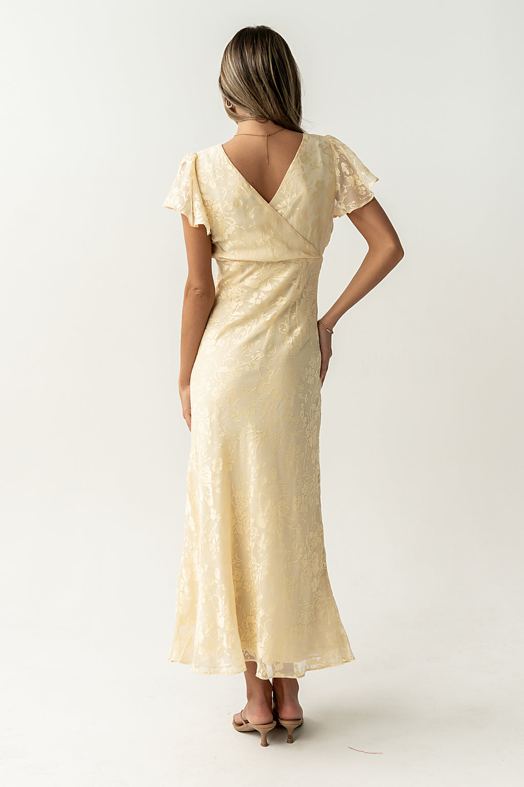 Ashtin Floral Maxi Dress in Yellow - FINAL SALE