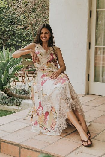 Tess Floral Wrap Dress