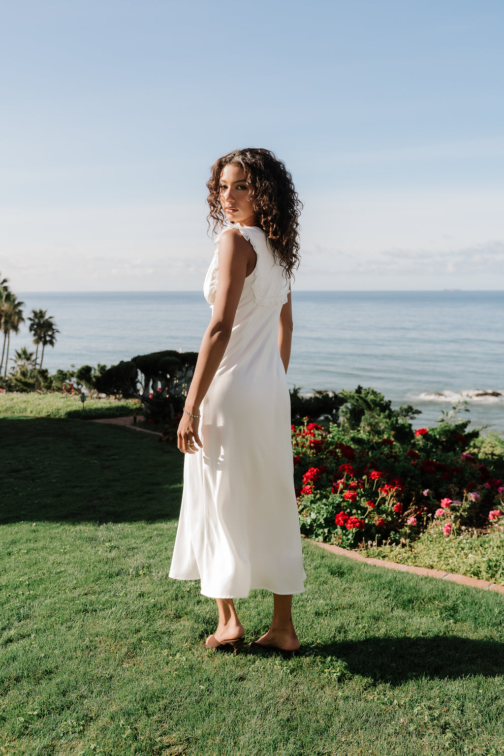 Tracey Maxi Dress in White