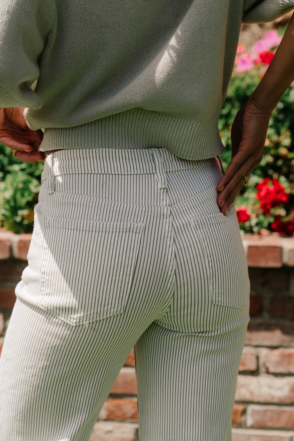 Camille Striped Wide Leg Pants