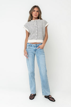 Percey Knit Cardigan in White