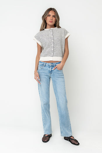 Percey Knit Cardigan in White