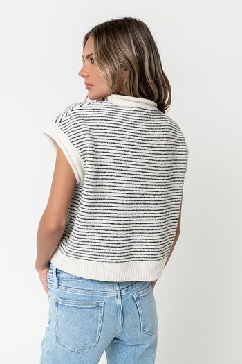 Percey Knit Cardigan in White