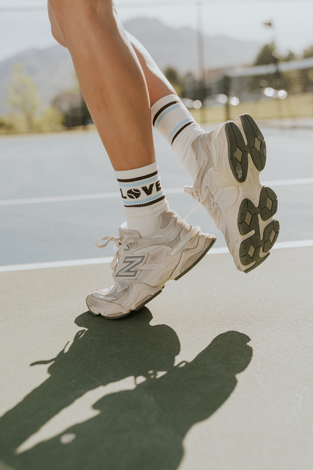 Love Club Knit Socks in White - FINAL SALE