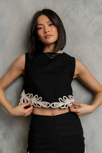 Tracey Embroidered Top