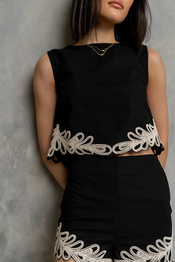 Tracey Embroidered Top