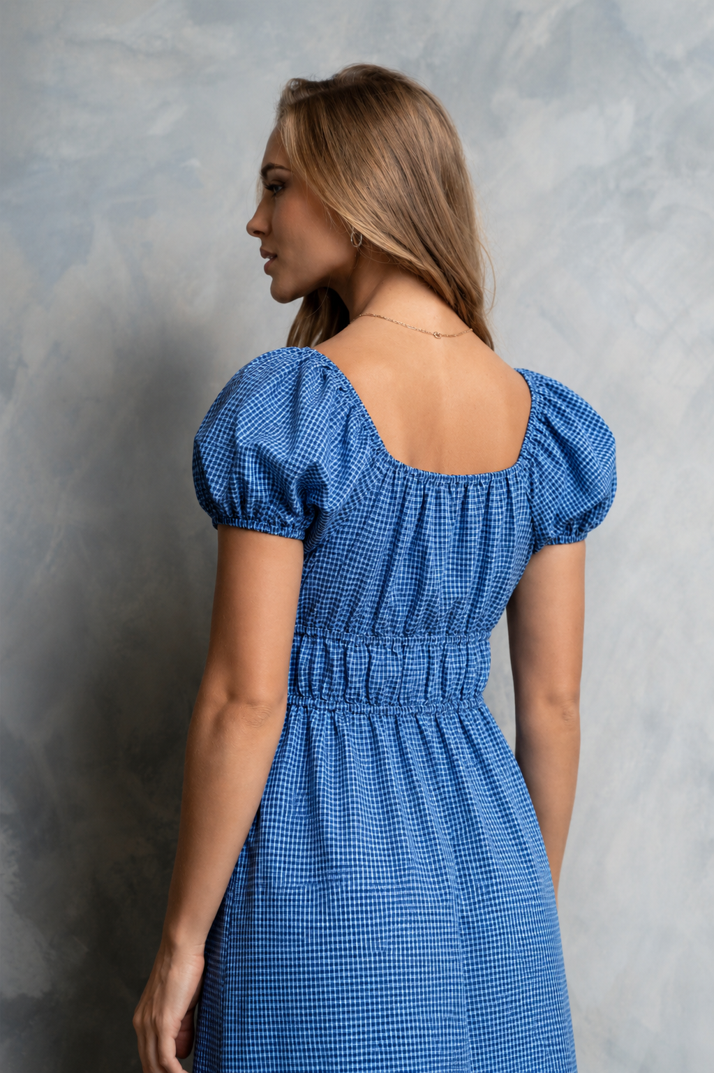 Gracie Plaid Midi Dress - FINAL SALE