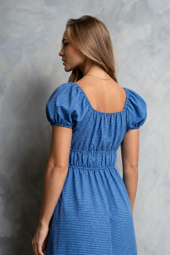 Gracie Plaid Midi Dress - FINAL SALE