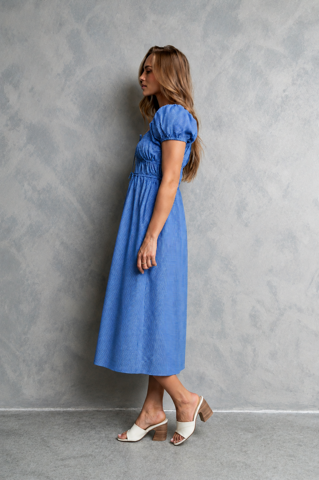 Gracie Plaid Midi Dress - FINAL SALE