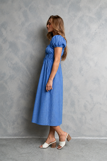 Gracie Plaid Midi Dress - FINAL SALE