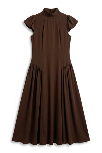 Marlee Maxi Dress in Brown