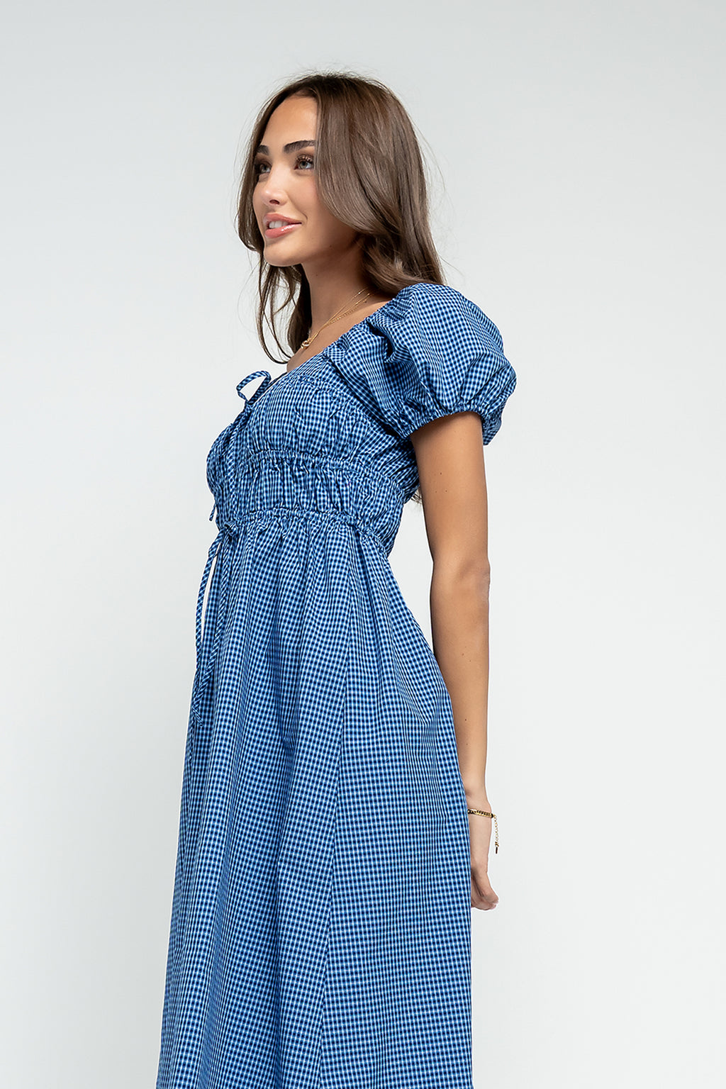 Gracie Plaid Midi Dress - FINAL SALE