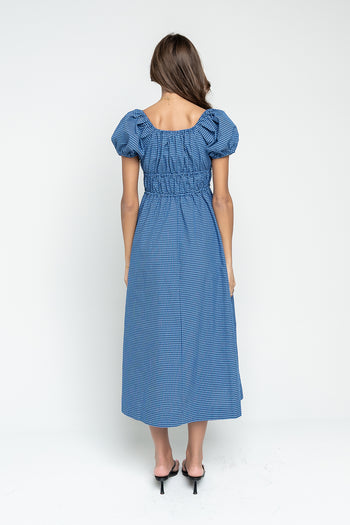Gracie Plaid Midi Dress - FINAL SALE