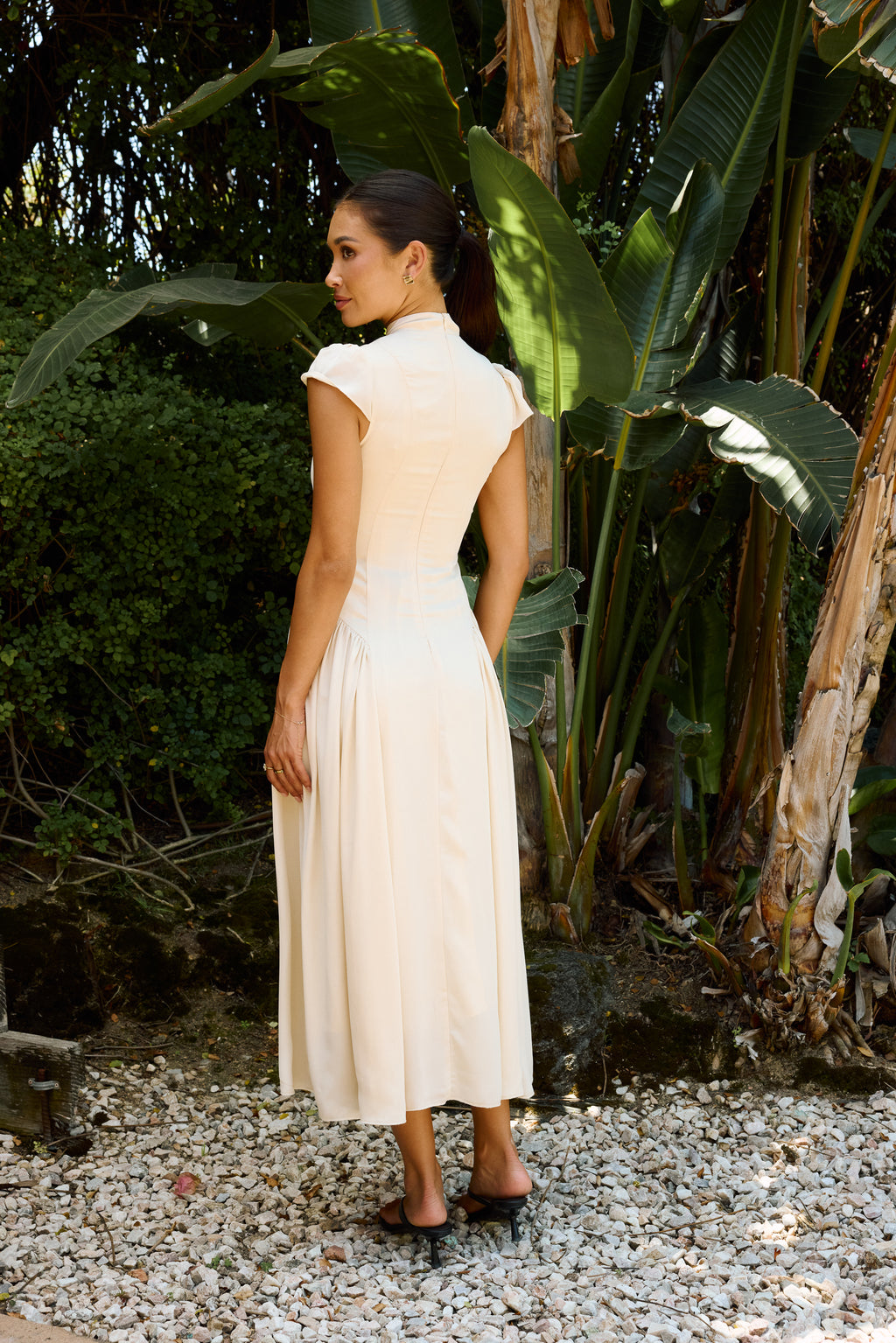 Marlee Maxi Dress in Beige