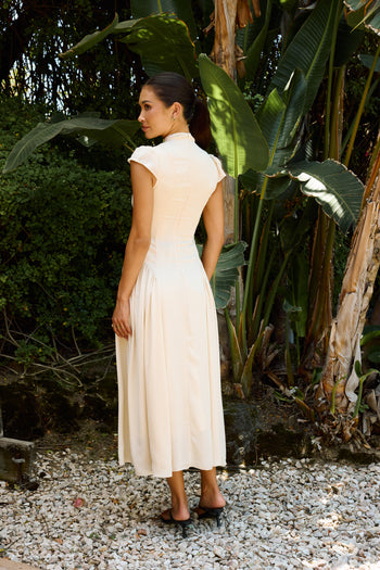 Marlee Maxi Dress in Beige