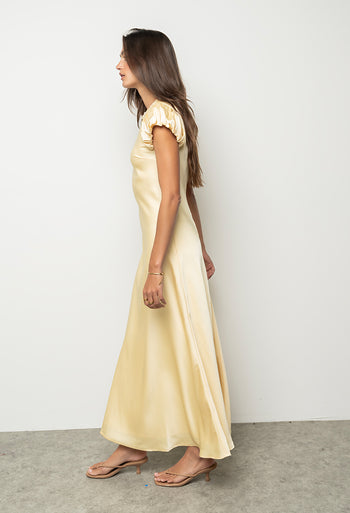 Ellianna Maxi Dress in Yellow