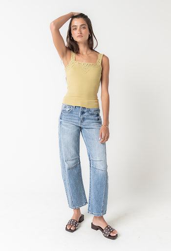 Fauna High Rise Barrel Jeans - FINAL SALE