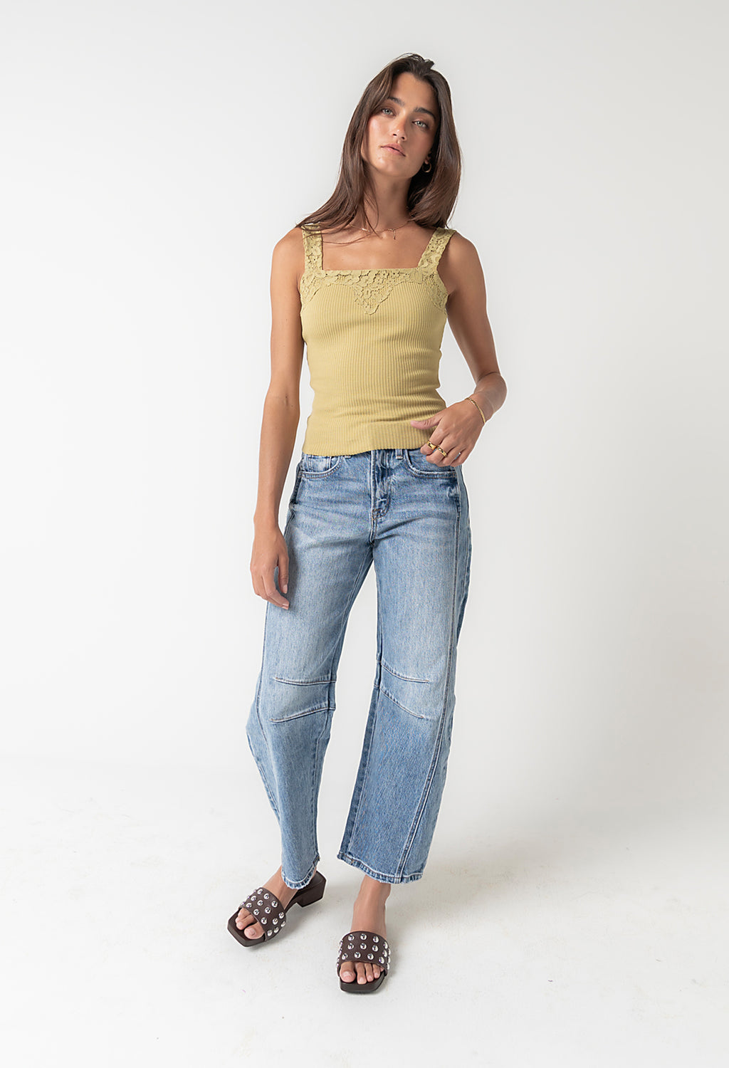 Fauna High Rise Barrel Jeans - FINAL SALE