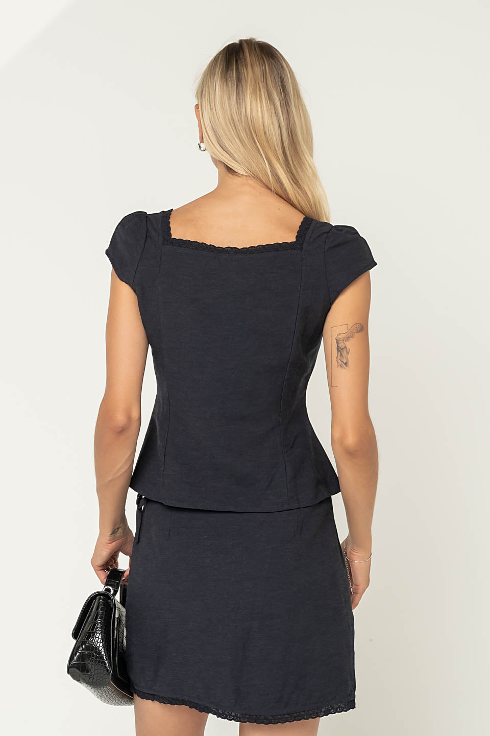 Remi Button Down Top