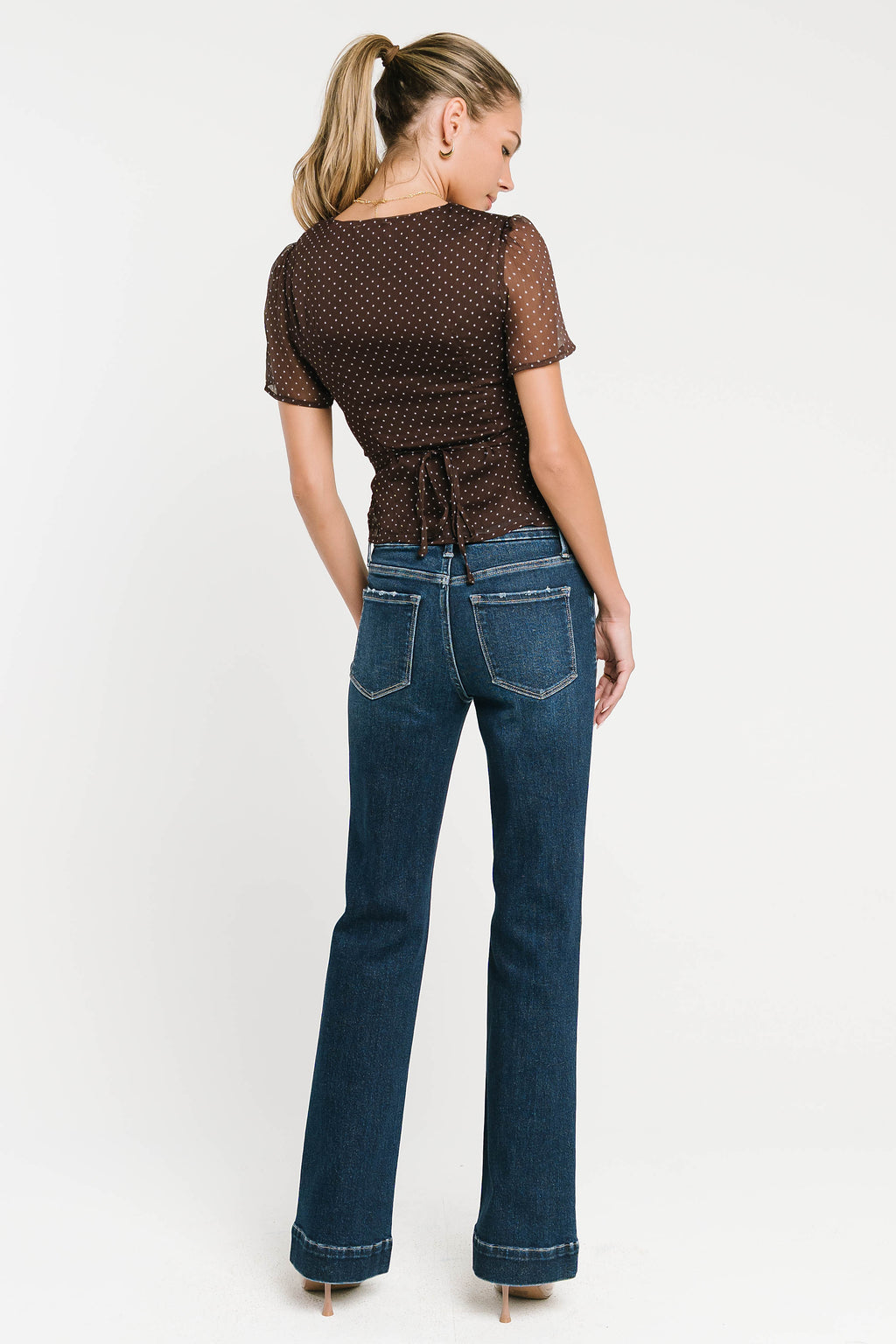 Tasha Bootcut Jeans in Dark Wash
