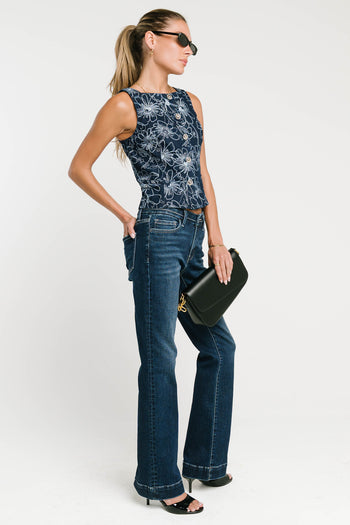 Tasha Bootcut Jeans in Dark Wash