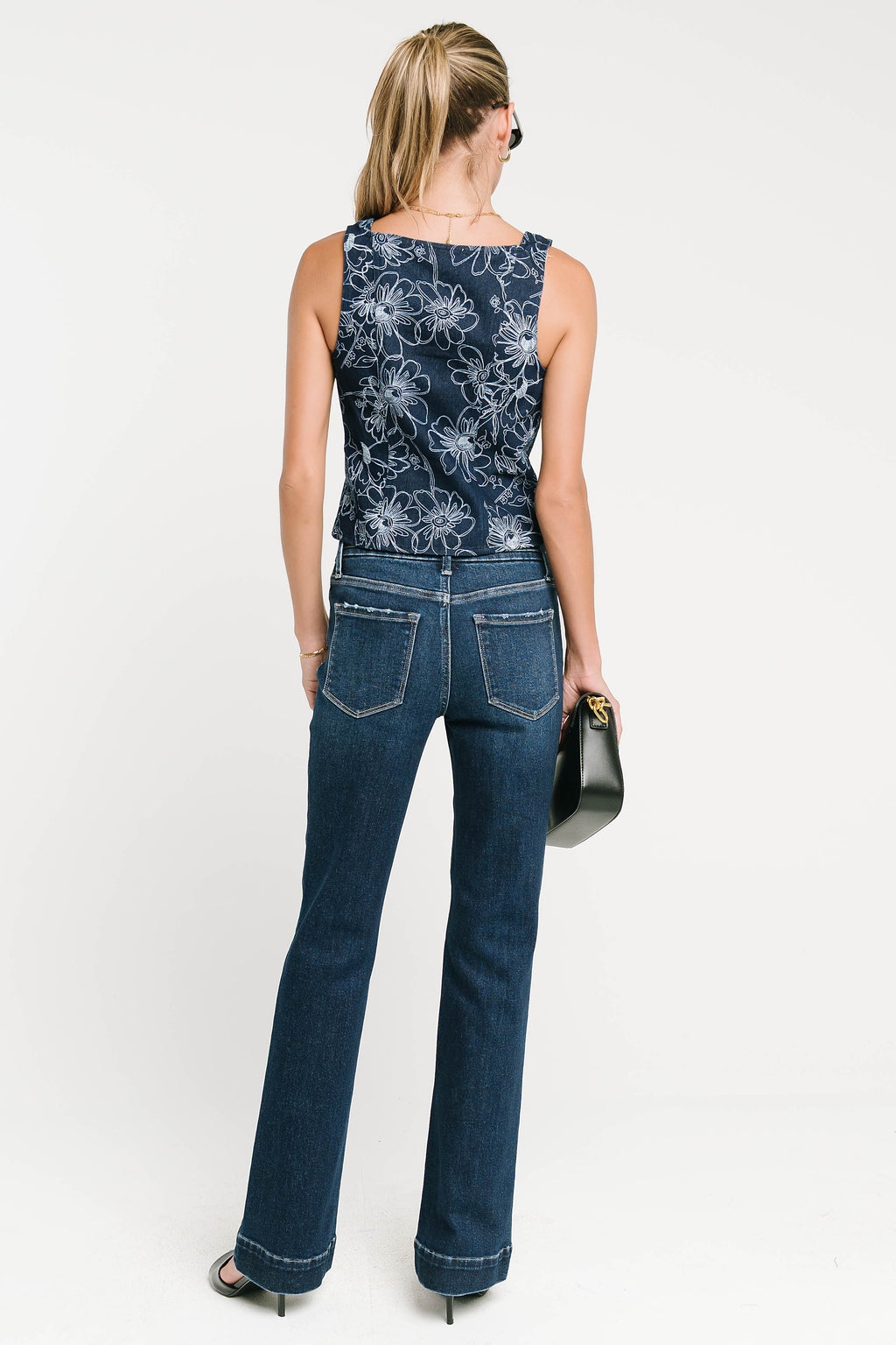 Tasha Bootcut Jeans in Dark Wash