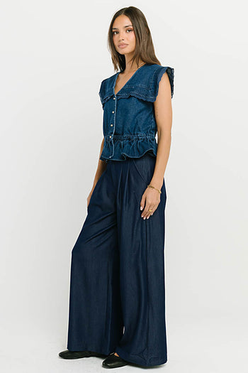 Posey Denim Top