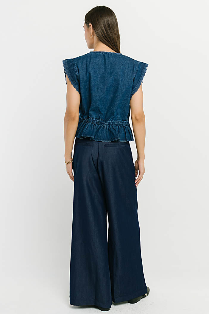 Posey Denim Top