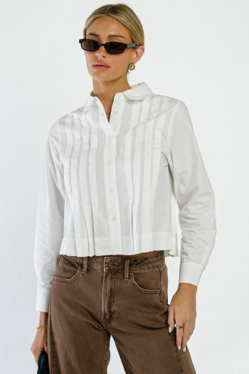 Sadie Pleated Top