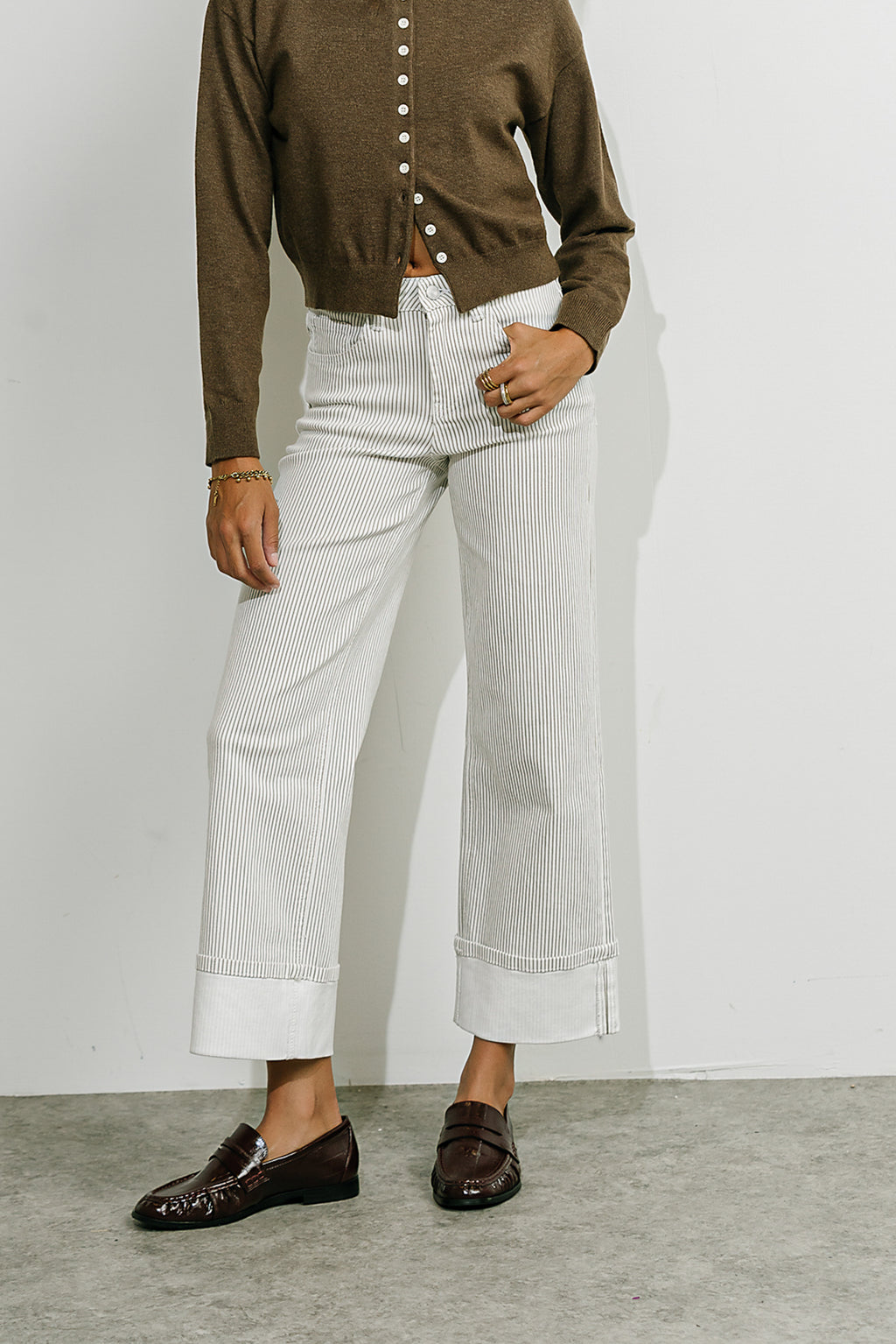 Camille Striped Wide Leg Pants