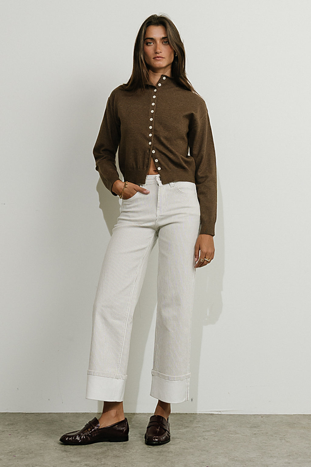 Camille Striped Wide Leg Pants