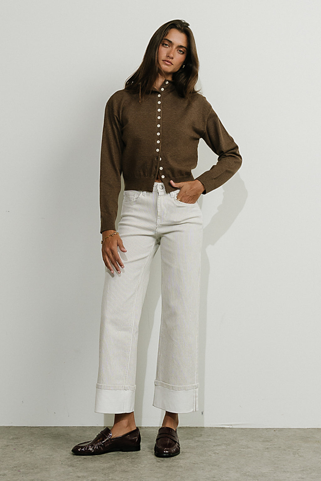 Camille Striped Wide Leg Pants