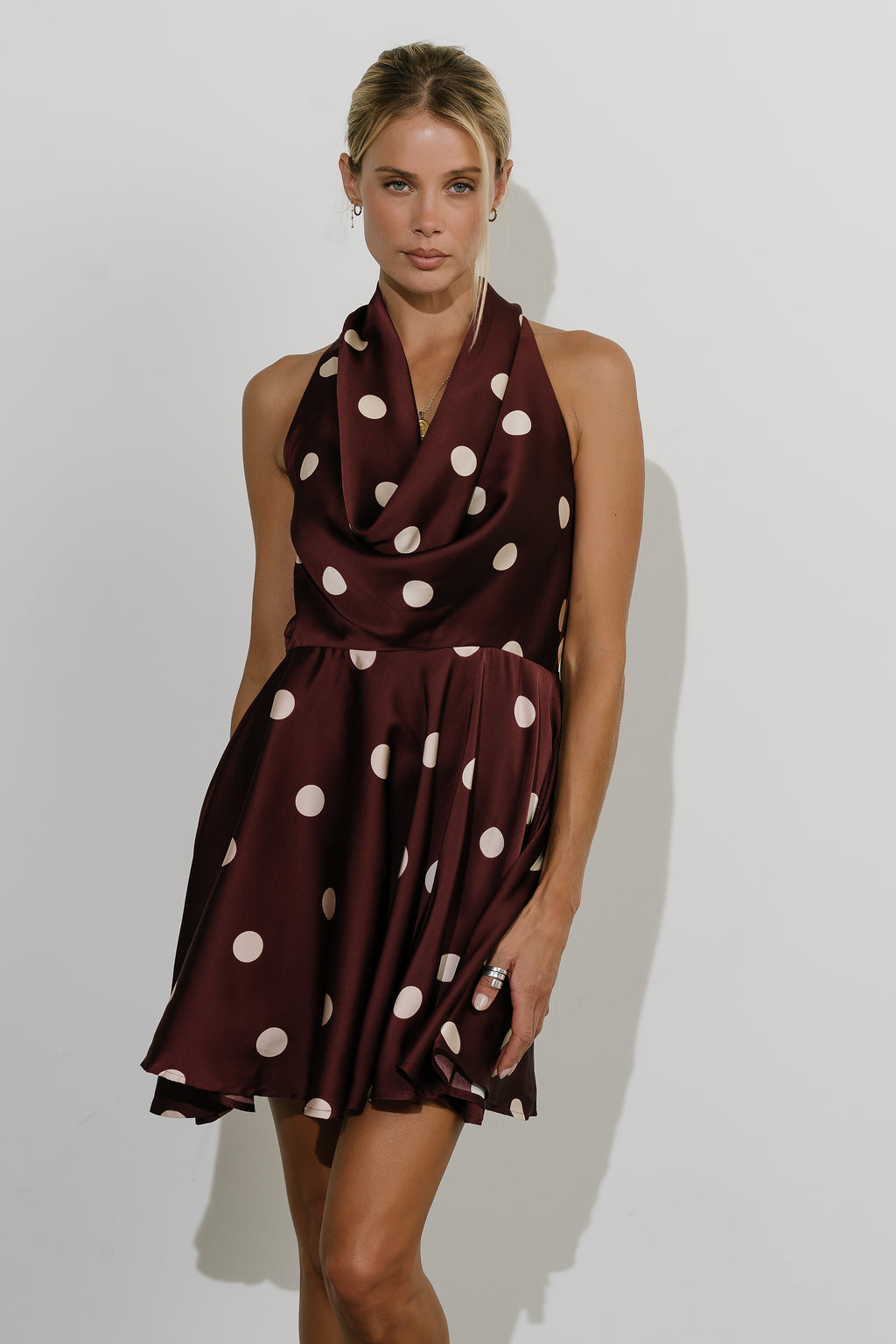 Adelaide Polka Dot Mini Dress