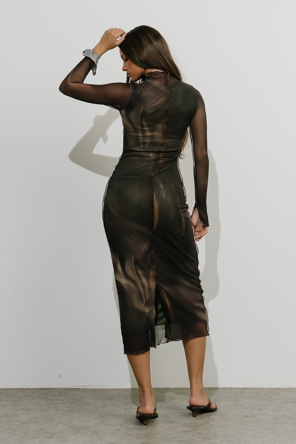 Octavia Mesh Maxi Dress